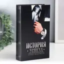 Сейф-книга История успеха, Книга финансов 21x13x5 см, искусственная кожа, металл
