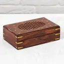 Шкатулка универсальная "Резной овал" 13x20x6 см