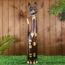 Фигурка сувенирная Simaland "Кошка с пятнистой головой" высота 80 см