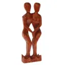 Фигурка сувенирная Simaland Пара Танец коричневый цвет 30x12x4.5 см