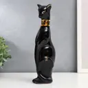 Фигурка сувенирная Simaland "Кошка египетская чёрная" 23x5.5x6 см