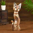 Сувенир интерьерный "Грациозная кошка" 4.5x9x30 см