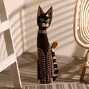 Сувенир интерьерный "Кот хвост трубой в ошейнике" 60 см