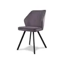 Стул Salta 80x50x50 см велюр цвет фиолетовый