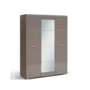 Шкаф распашной Стендмебель 150x200x57 см МДФ цвет капучино