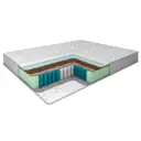 Матрас Plams Опал Эффект 160x200 см односторонний, независимый пружинный блок, двуспальный