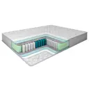 Матрас Plams Опал Стандарт 140x200 см независимый пружинный блок, полутораспальный, ортопедический