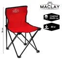 Кресло садовое складной Maclay 488613 35 см х 35 см х 56 см металл черный
