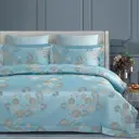 Комплект постельного белья Arya Home Majestik Бамбук двуспальный жаккард цвет синий