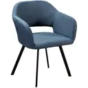 Стул R-home Oscar 60x77.5x59 см рогожка цвет синий