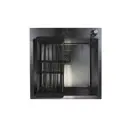 Врезная мойка Siriusline SL5050G-KV 50x50x21 см нержавеющая сталь цвет графит