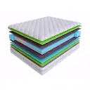 Матрас SkySleep Smart Zone Duo Energy S500/S1000 200x190 см независимый пружинный блок, двуспальный, ортопедический
