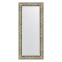 Зеркало с фацетом в багетной раме Evoform барокко серебро 106 мм 70x160 см BY 3580