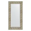 Зеркало с фацетом в багетной раме Evoform барокко серебро 106 мм 60x120 см BY 3502
