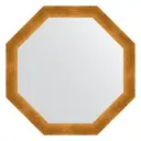 Зеркало в багетной раме Evoform травленое золото 59 мм 65x65 см BY 3974