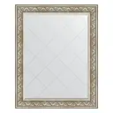Зеркало с гравировкой в багетной раме Evoform барокко серебро 106 мм 100x125 см BY 4381