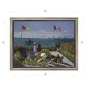 Картина в раме Декор депо Клод Моне Сад в Сант-Андре 35x45 см