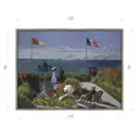 Картина в раме Декор депо Клод Моне Сад в Сант-Андре 95x125 см