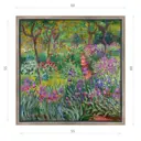 Картина в раме Декор депо Клод Моне Ирисовый сад в Живерни 60x60 см
