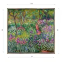 Картина в раме Декор депо Клод Моне Ирисовый сад в Живерни 95x100 см