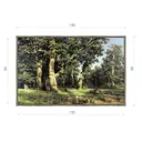 Картина в раме Декор депо "Иван Шишкин. Дубовая роща" 90x140 см