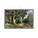 Картина в раме Декор депо "Иван Шишкин. Дубовая роща" 50x75 см