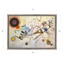 Картина в раме Декор депо "Василий Кандинский. Композиция 8" 50x70 см