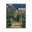 Картина в раме Декор депо Клод Моне Сад художника 100x80 см