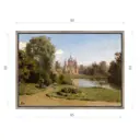 Картина в раме Декор депо "Василий Поленов. Церковь на берегу озера" 65x90 см