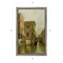 Картина в раме Декор депо "Антониетта Брандейс. Венецианский канал" 55x35 см