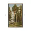Картина в раме Декор депо "Иван Шишкин. Сосны освещенные солнцем" 70x45 см