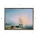 Картина в раме Декор депо "Иван Айвазовский. Спокойное море" 50x65 см