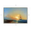 Картина в раме Декор депо "Иван Айвазовский. Рыбаки на берегу моря" 80x120 см