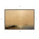 Картина в раме Декор депо "Иван Айвазовский. Туманное утро" 65x95 см