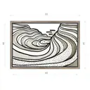 Картина в раме Декор депо "Константин Малютин. Altiplano 1" 45x65 см