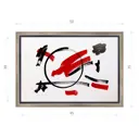 Картина в раме Декор депо "Константин Малютин. Абстрактный восход" 35x50 см