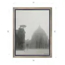 Картина в раме Декор депо "Константин Малютин. ВДНХ. Снегопад" 45x35 см