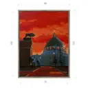 Картина в раме Декор депо "Константин Малютин. ВДНХ. Час быка" 105x80 см