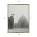 Картина в раме Декор депо "Константин Малютин. ВДНХ. Снегопад" 85x65 см