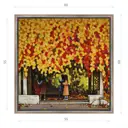 Картина в раме Декор депо "Константин Малютин. Ботсад. В беседке" 60x60 см