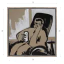 Картина в раме Декор депо "Константин Малютин. Айфон" 75x75 см