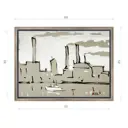 Картина в раме Декор депо "Константин Малютин. Белый катер" 45x60 см