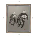 Картина в раме Декор депо "Константин Малютин. Гонщики" 35x30 см