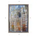 Картина в раме Декор депо Моне Руанский собор 70x50 см