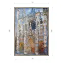 Картина в раме Декор депо Моне Руанский собор 105x75 см