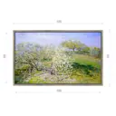 Картина в раме Декор депо Моне Яблони в цвету 65x105 см