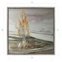 Картина в раме Декор депо "Михаил Харитонов. Белая река" 75x75 см