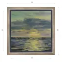 Картина в раме Декор депо "Михаил Харитонов. Где-то вдалеке играет блюз" 30x30 см