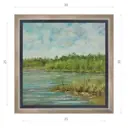 Картина в раме Декор депо "Михаил Харитонов. Лесное озеро" 30x30 см