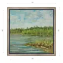 Картина в раме Декор депо "Михаил Харитонов. Лесное озеро" 45x45 см
